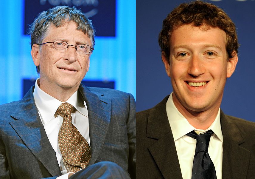 Gates and Zuckerberg